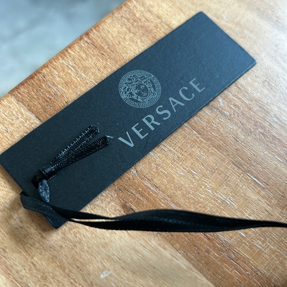 NWT Versace La Medusa Head Gunmetal Leather Belt - Picture 13 of 15